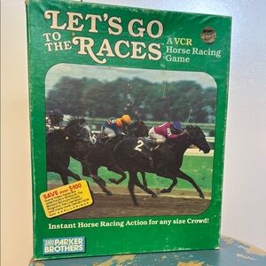 Vintage  Let's Go to the Races Game - perfect for Kentucky Derby weekend.